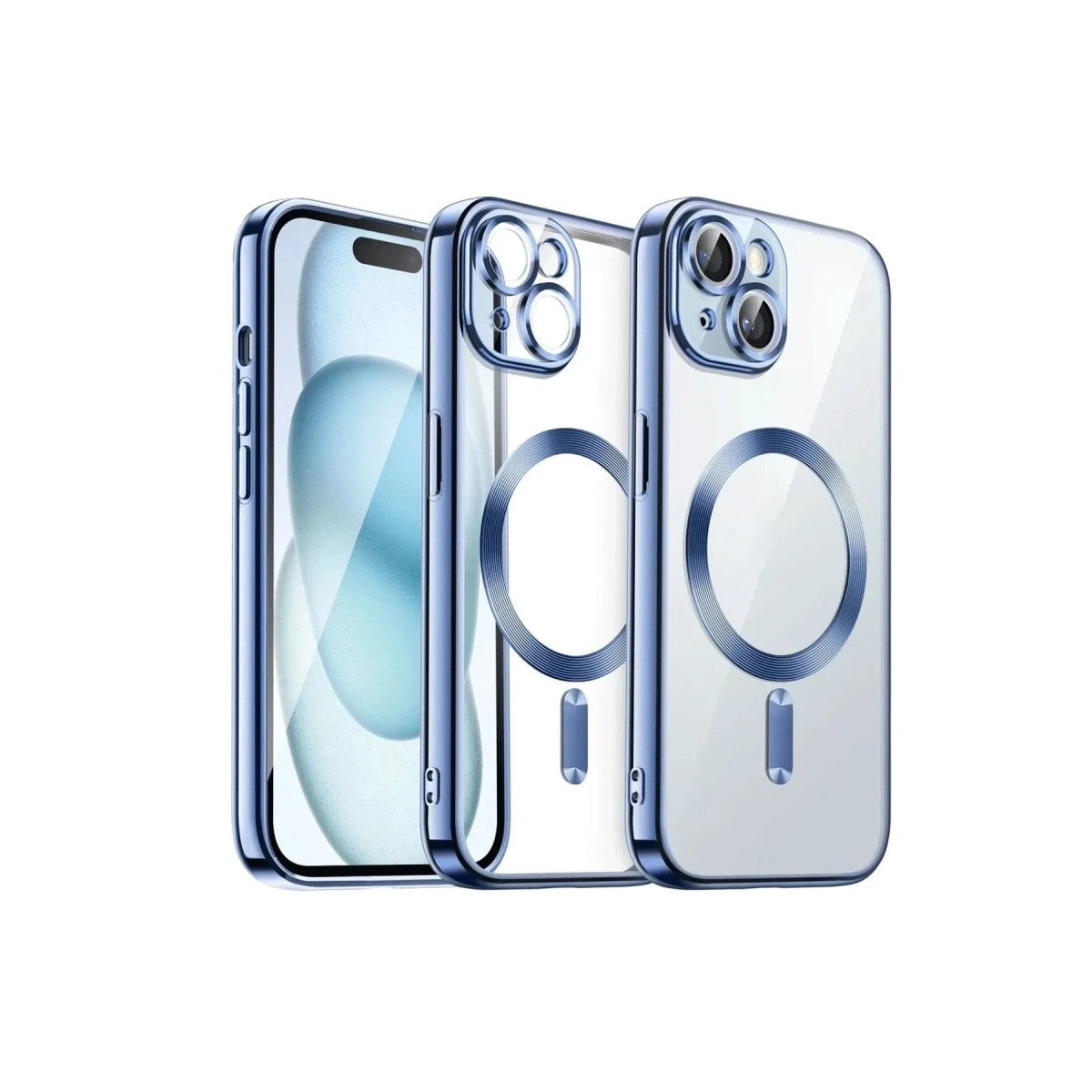 Mey İthalat® iPhone 13 Kılıf Kross Magneticsafe Kapak - Sierra Blue