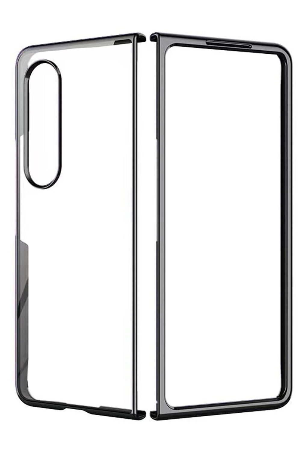 Mey İthalat® Samsung Galaxy Z Fold 4 Kılıf Fold Element Kapak - Siyah