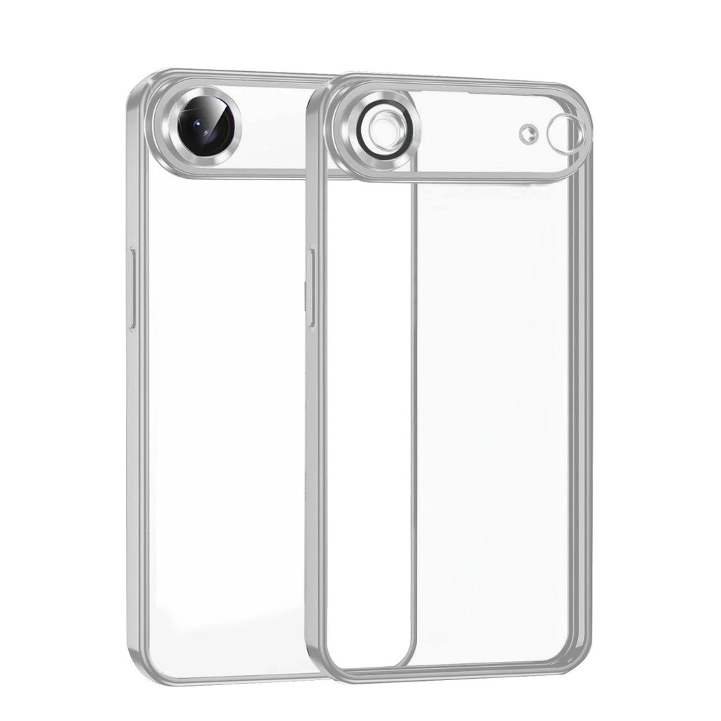 Mey İthalat® iPhone 17 Air Lensli Silikon - Gümüş