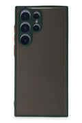 Mey İthalat® Samsung Galaxy S22 Ultra Kılıf Montreal Silikon Kapak - Yeşil