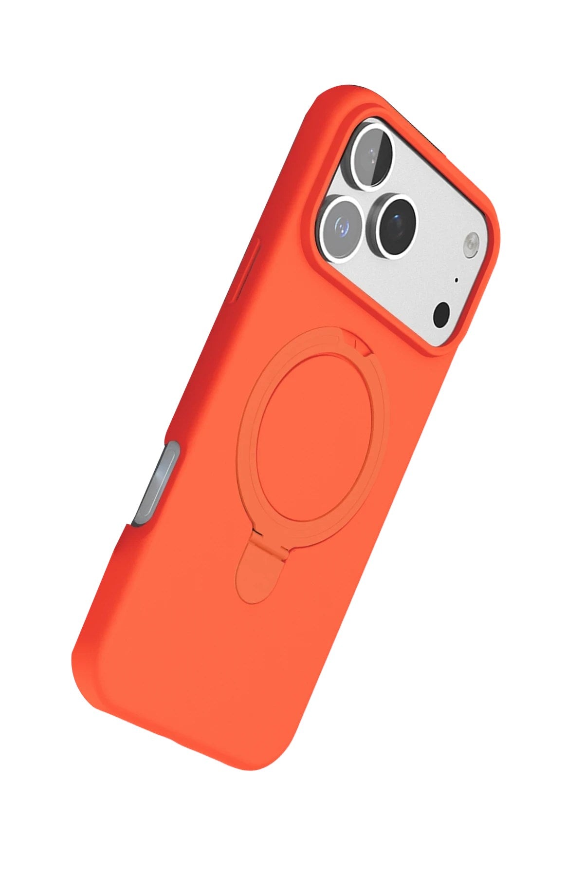 Mey İthalat® iPhone 17 Pro Max Regal Magsafe Standlı Kapak - Turuncu