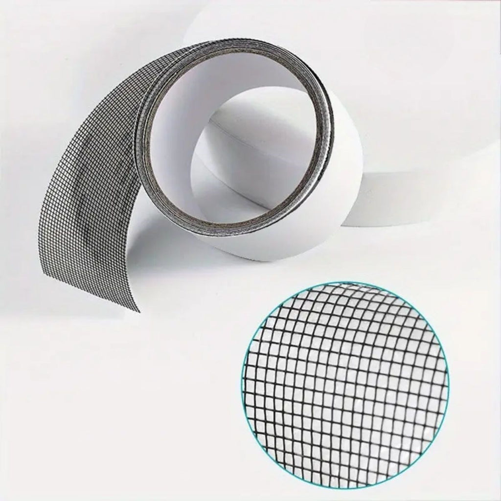 Güçlü Yapışkanlı Pencere Sineklik Tamir Bandı, Sineklik Tamir, Böcek Önleyici Yama Bandı 2 mt x 5 cm