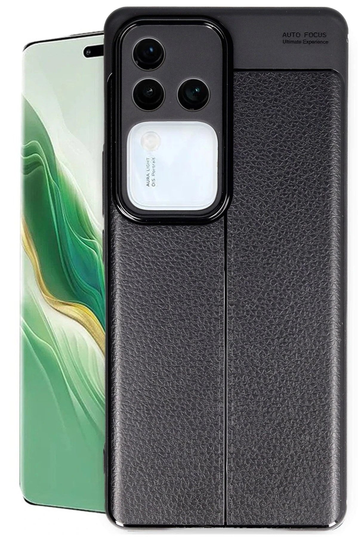 Mey İthalat® Vivo V30 5G Kılıf Auto Focus Kapak - Siyah