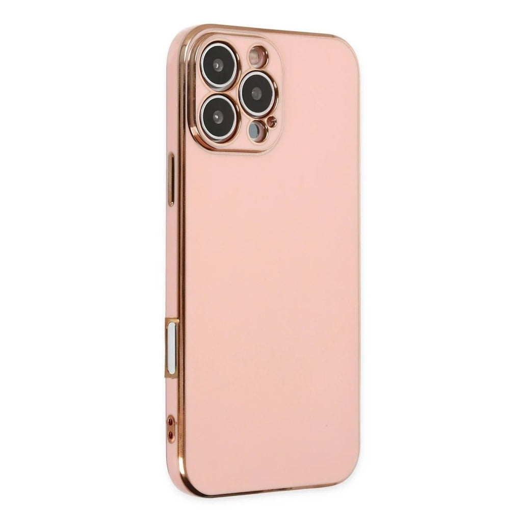 Mey İthalat® iPhone 16 Pro Kılıf Volet Silikon - Pembe