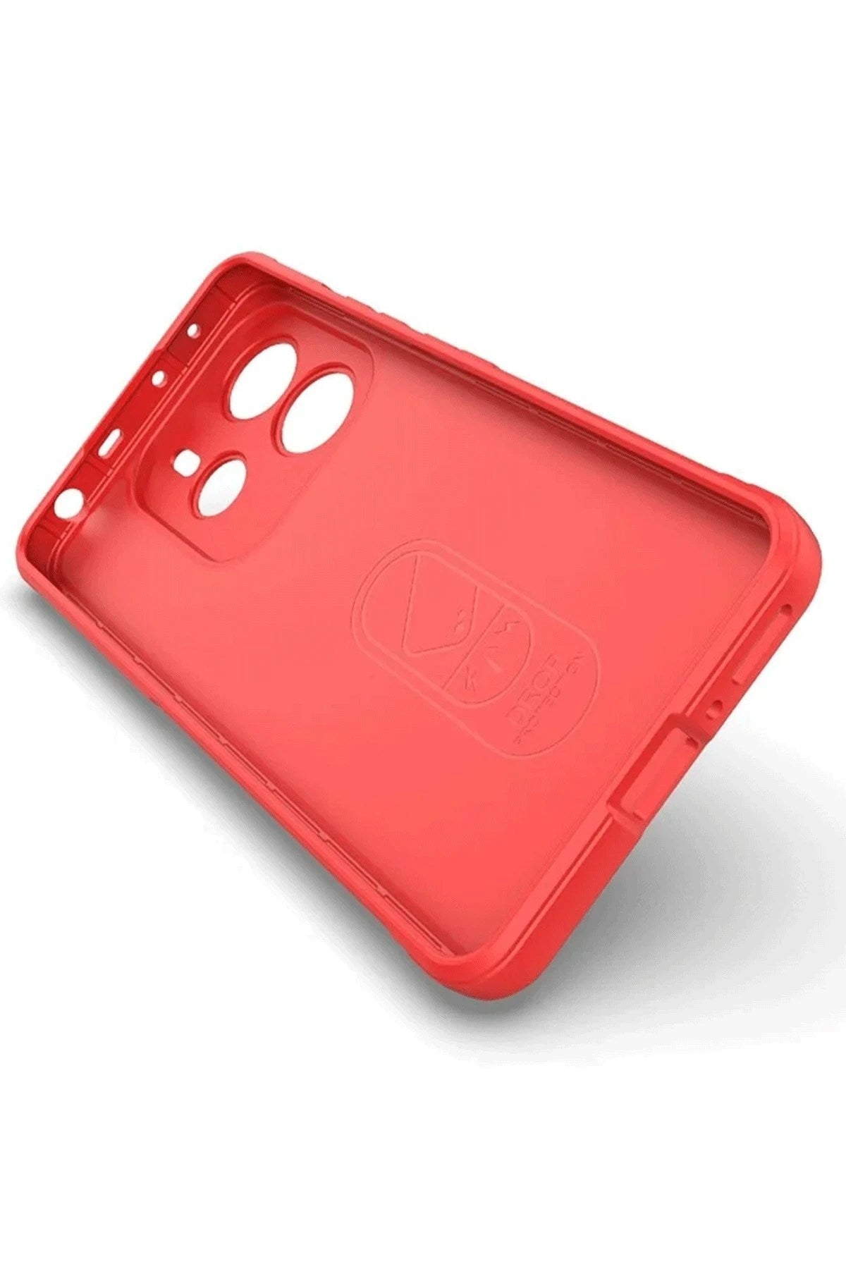 Mey İthalat® Redmi Note 14 4G Kılıf Optimum Silikon - Kırmızı