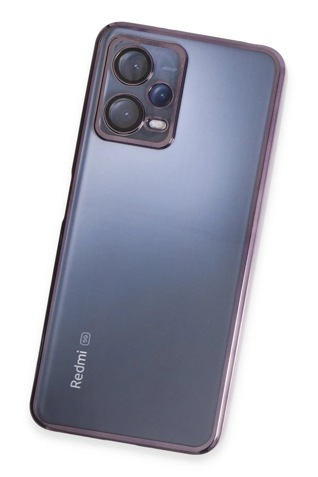 Mey İthalat® Redmi Note 12 5G Kılıf Lensli Silikon - Mor