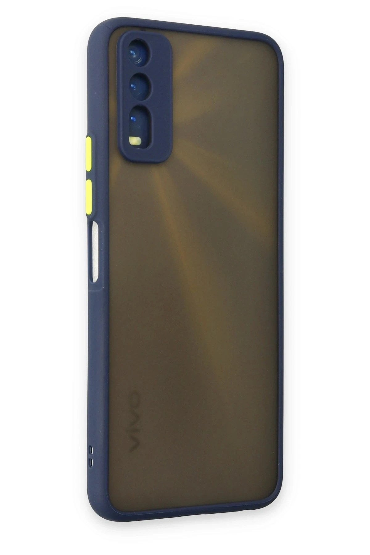 Mey İthalat® Vivo Y11S Kılıf Montreal Silikon Kapak - Lacivert