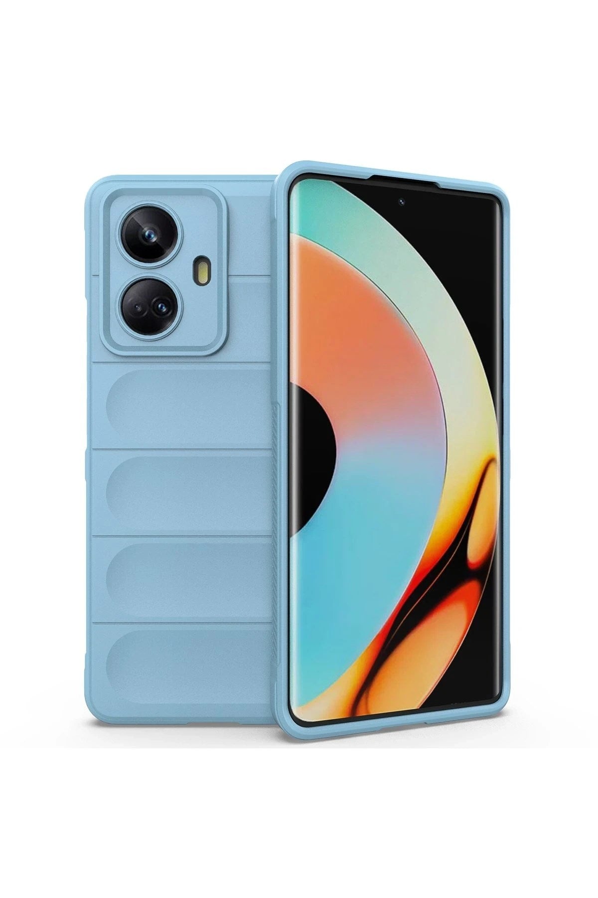 Mey İthalat® Realme 10 Pro 5G Kılıf Optimum Silikon - Sky Blue