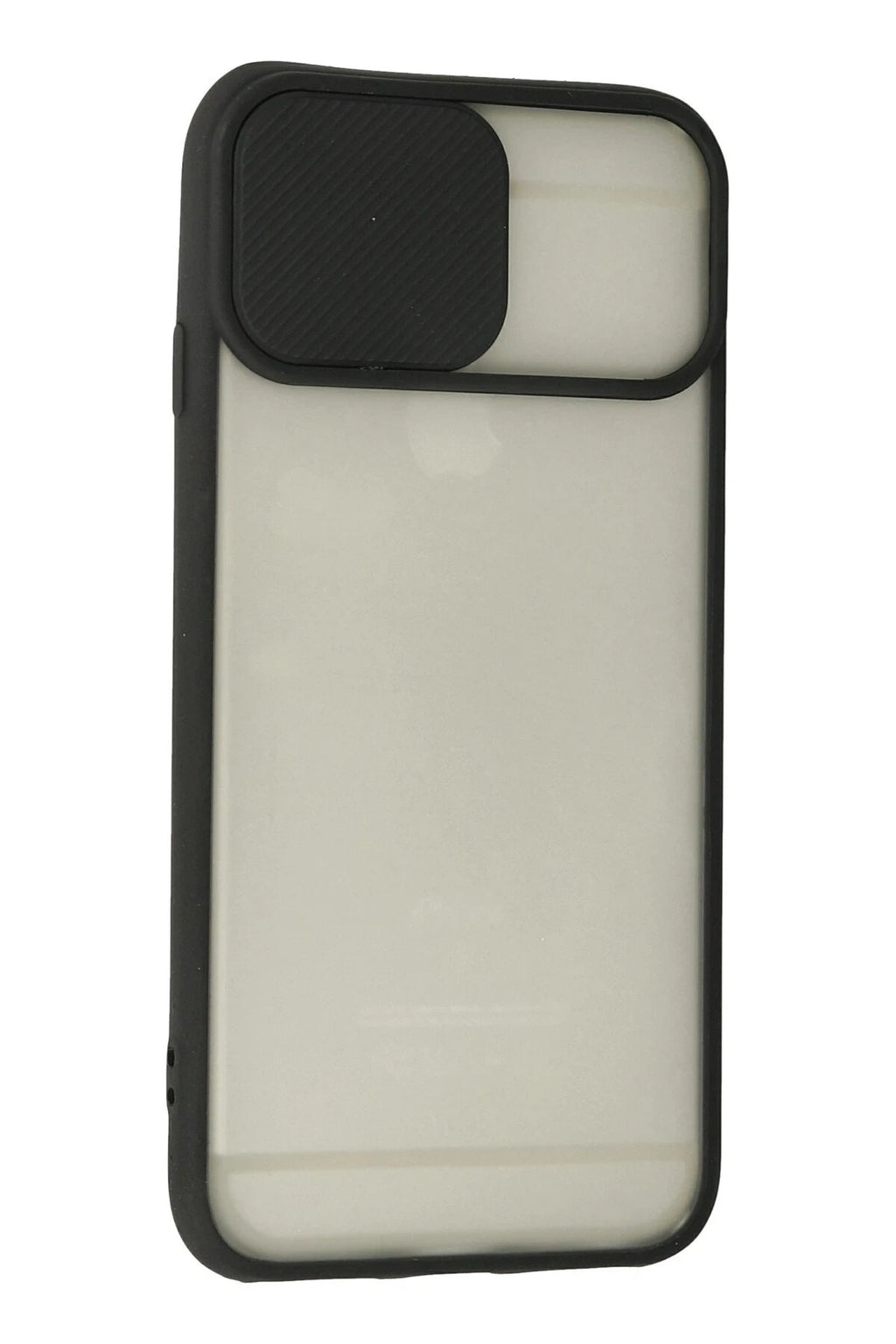 Mey İthalat® iPhone 6 Plus Kılıf Palm Buzlu Kamera Sürgülü Silikon - Siyah