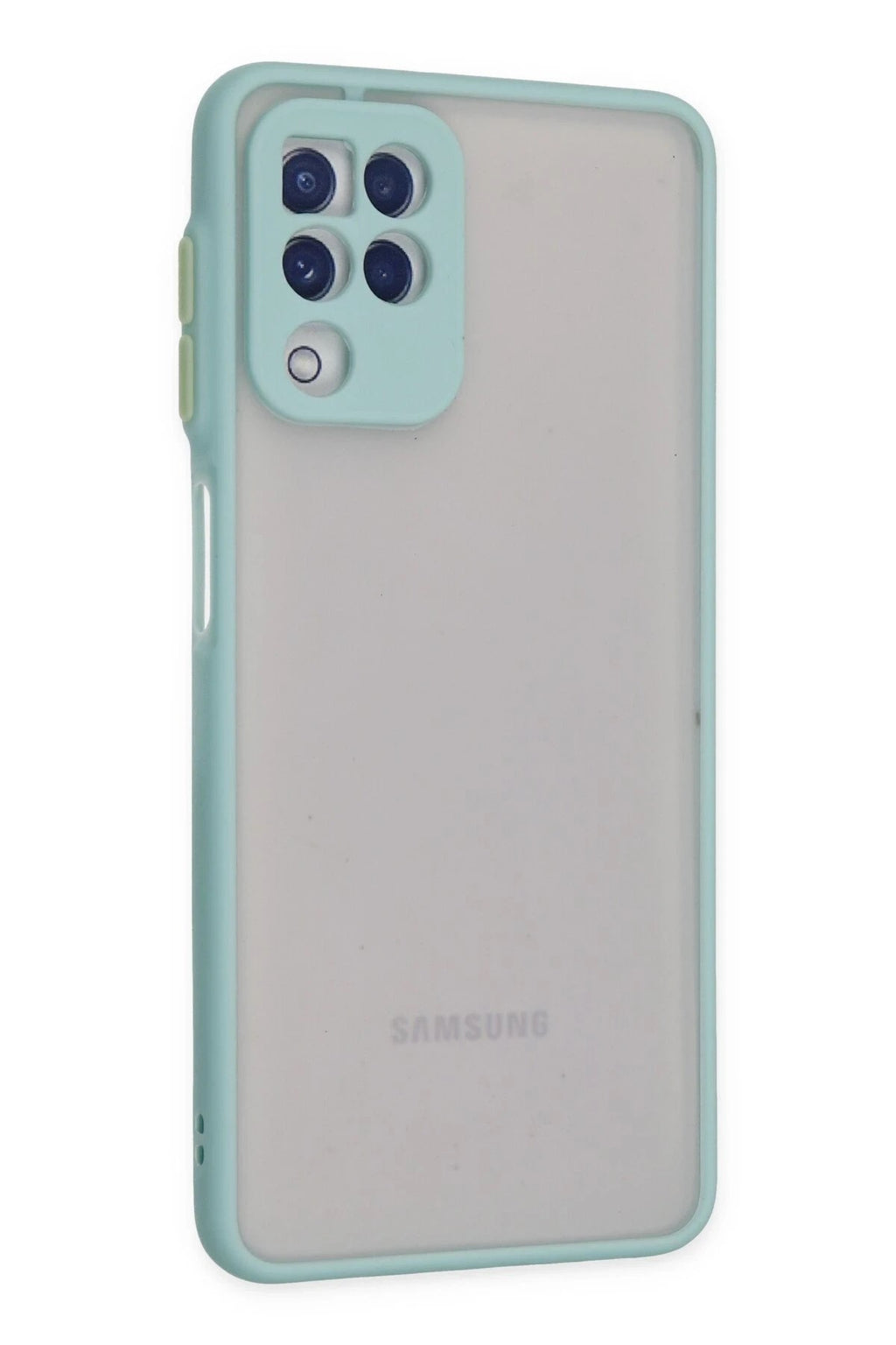 Mey İthalat® Samsung Galaxy A22 Kılıf Montreal Silikon Kapak - Turkuaz