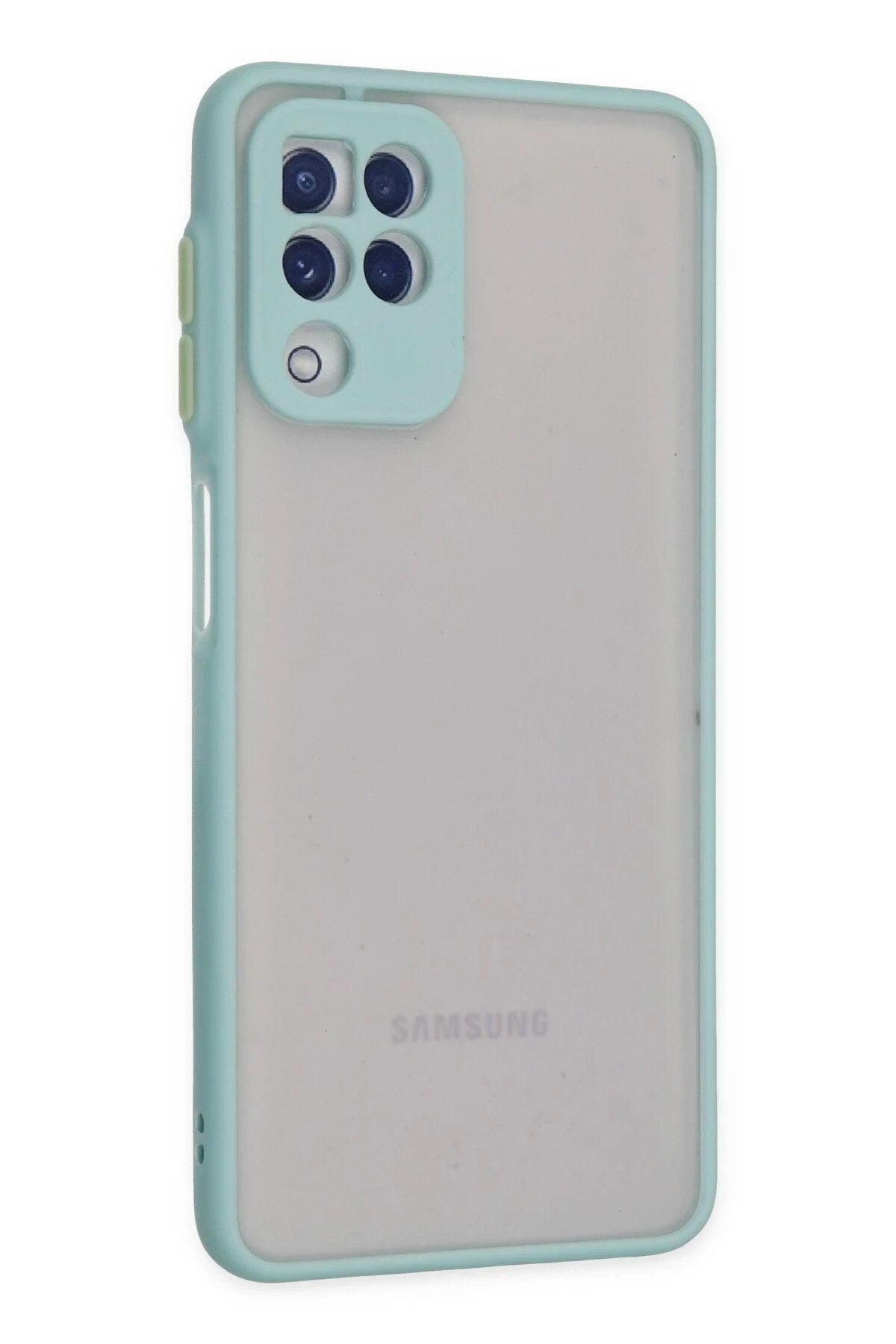 Mey İthalat® Samsung Galaxy A22 Kılıf Montreal Silikon Kapak - Turkuaz
