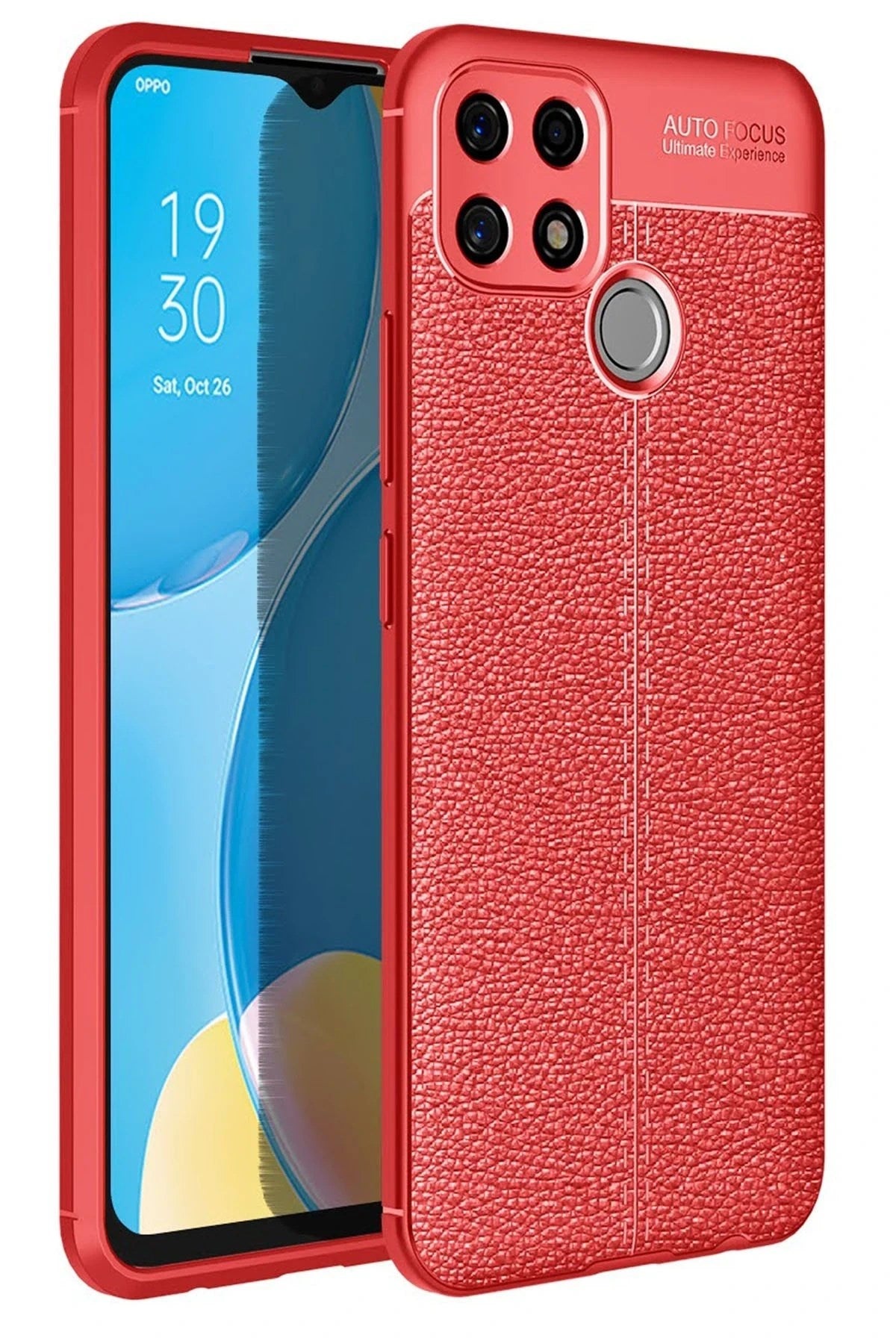 Mey İthalat® A15 Kılıf Auto Focus Kapak - Kırmızı