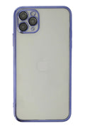 Mey İthalat® iPhone 11 Pro Max Kılıf Lensli Silikon - Mor