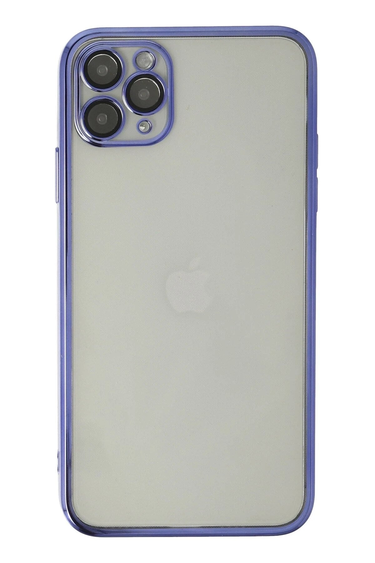 Mey İthalat® iPhone 11 Pro Max Kılıf Lensli Silikon - Mor