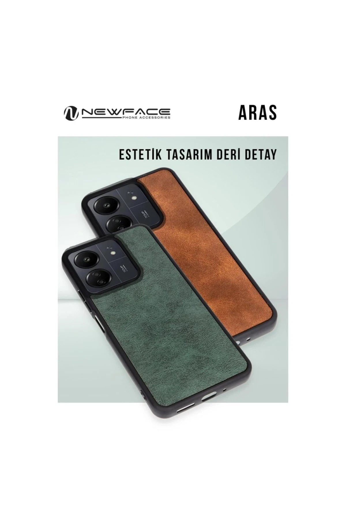 Mey İthalat® iPhone 16 Plus Kılıf Aras Deri Kapak - Siyah