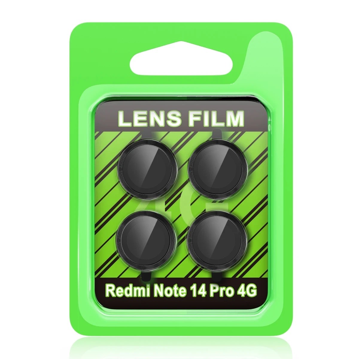 Mey İthalat® Redmi Note 14 Pro 4G Raze Metal Kamera Lens - Siyah