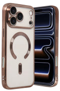 Mey İthalat® iPhone 17 Pro Max Kross Magneticsafe Kapak - Çöl Titanyum
