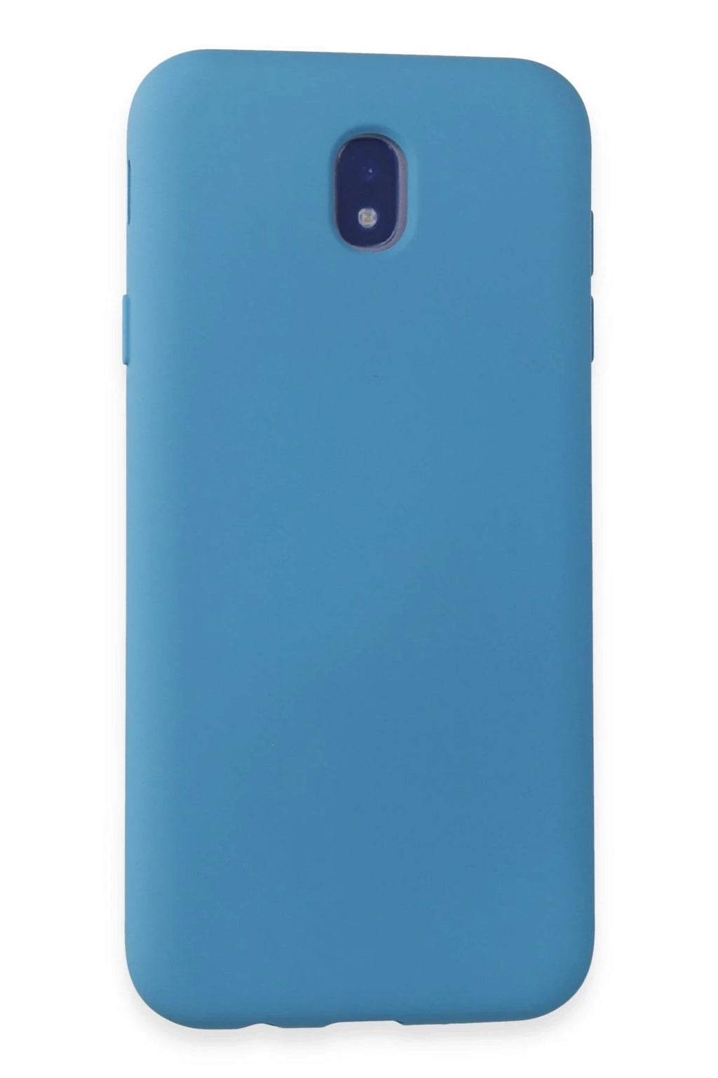 Mey İthalat® Samsung Galaxy J7 Pro / J730 Kılıf Nano içi Kadife Silikon - Mavi