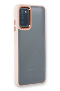 Mey İthalat® Samsung Galaxy A03S Kılıf Dora Kapak - Pudra