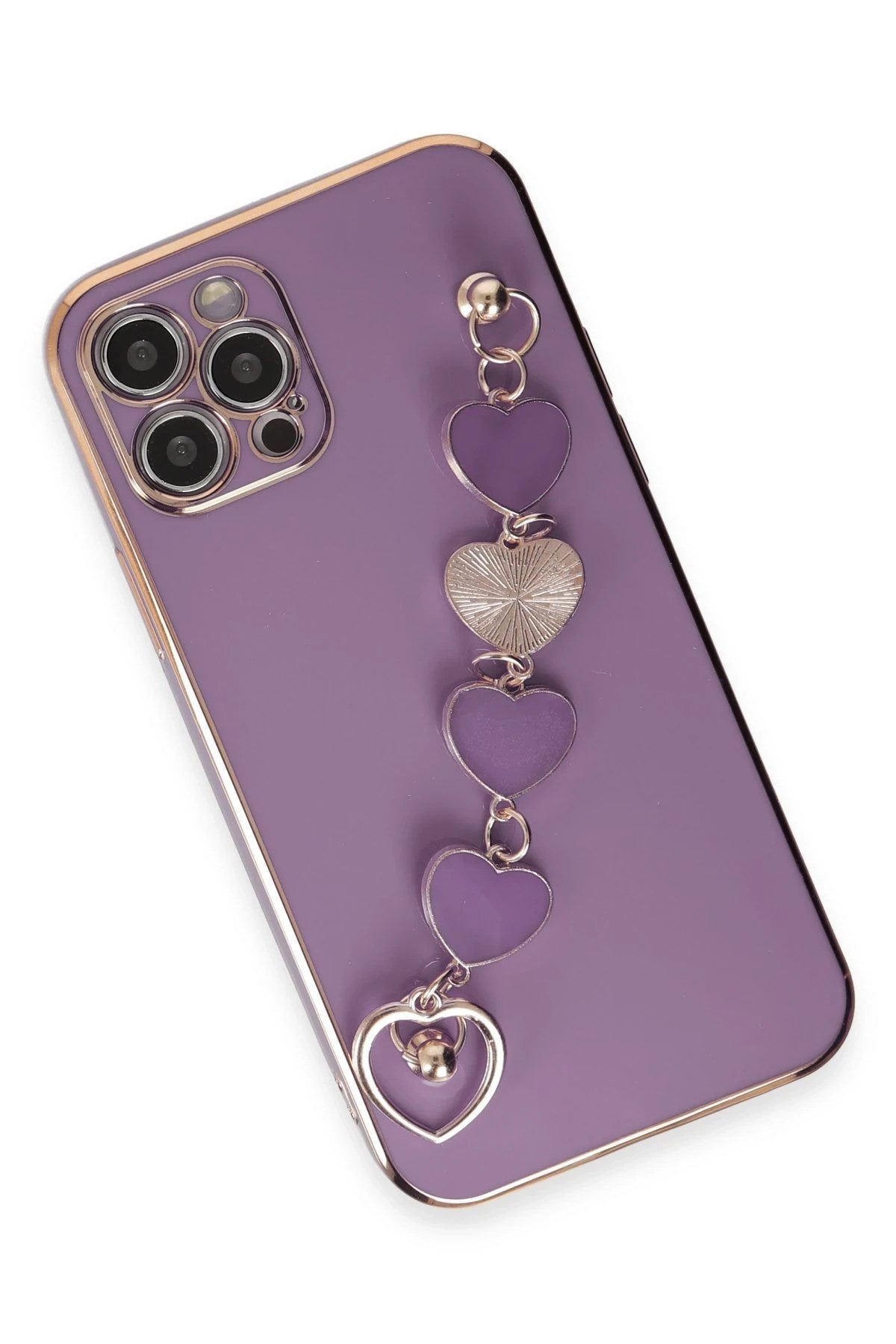 Mey İthalat® iPhone 12 Pro Kılıf Esila Silikon - Mor