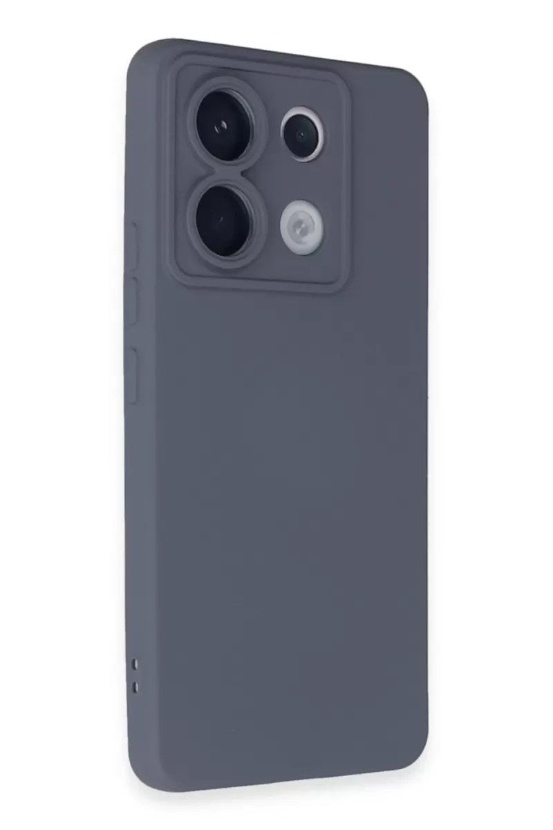 Mey İthalat® Redmi Note 13 Pro 5G Kılıf Nano içi Kadife Silikon - Gri