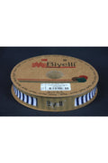 Biye Kalın Çizgili Katlı F04 Lacivert 2 Cm 25 Metre %65 Koton %35 Polyester
