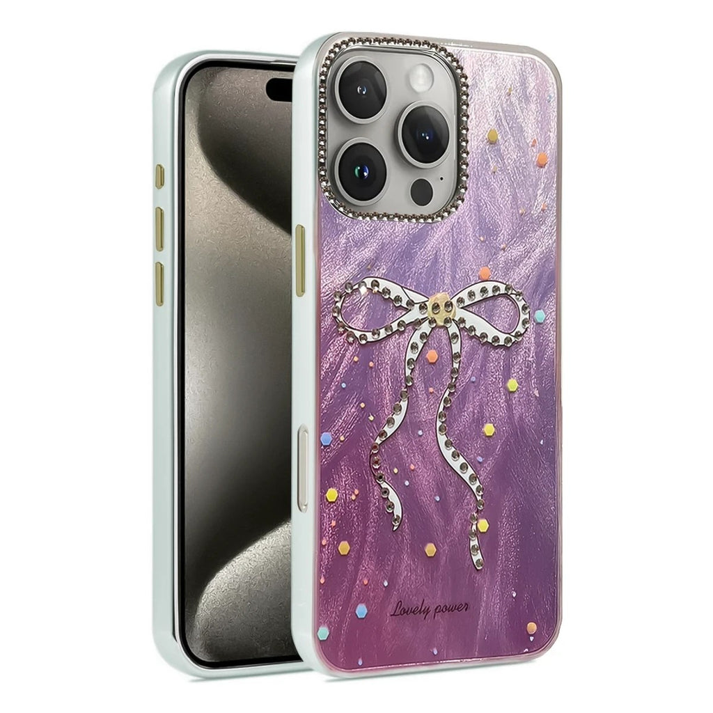 Mey İthalat® iPhone 16 Pro Max Kılıf Blade Aynalı Desenli Kapak - Desen 1