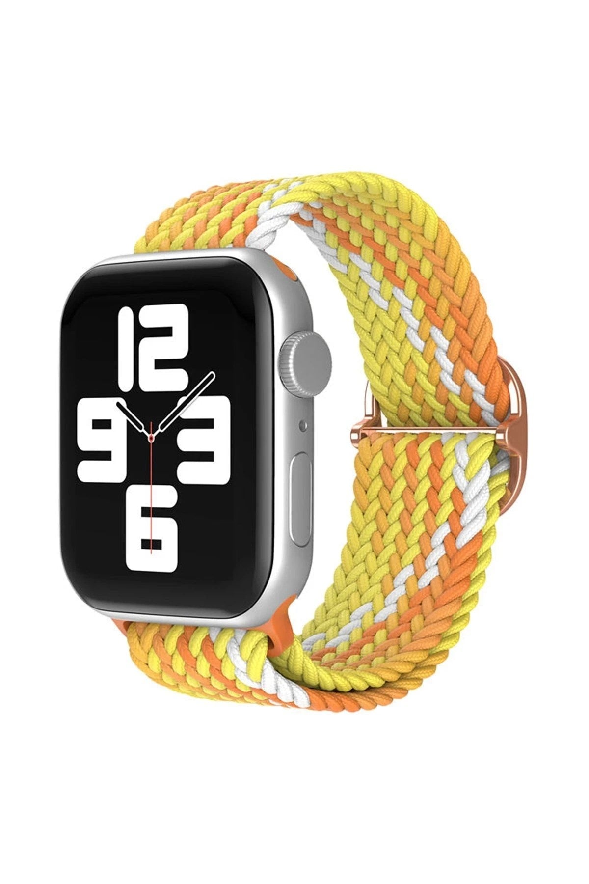 Mey İthalat® Watch 38mm Star Kordon - Turuncu-Sarı