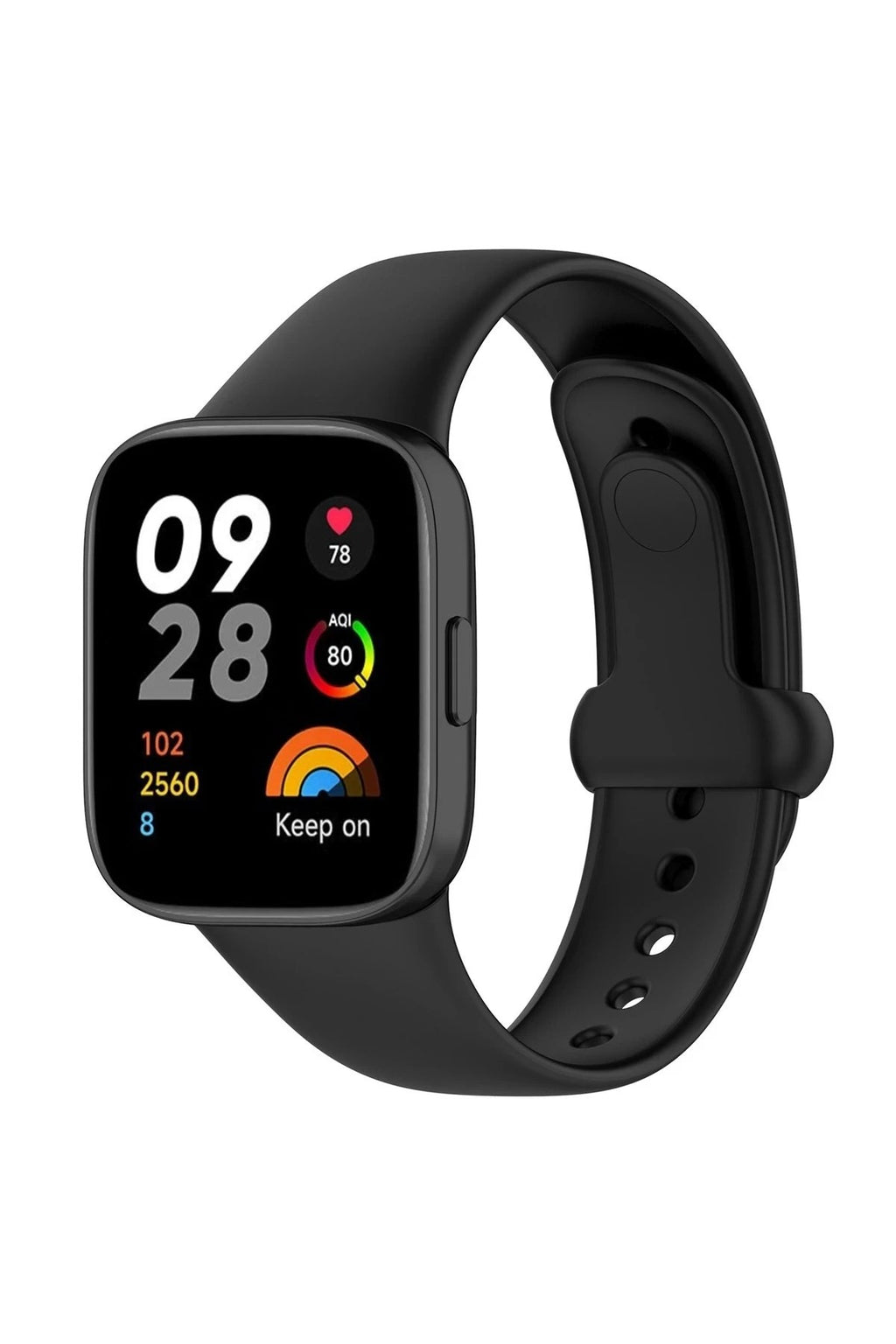Mey İthalat® Redmi Watch 3 Origin Silikon Kordon - Siyah