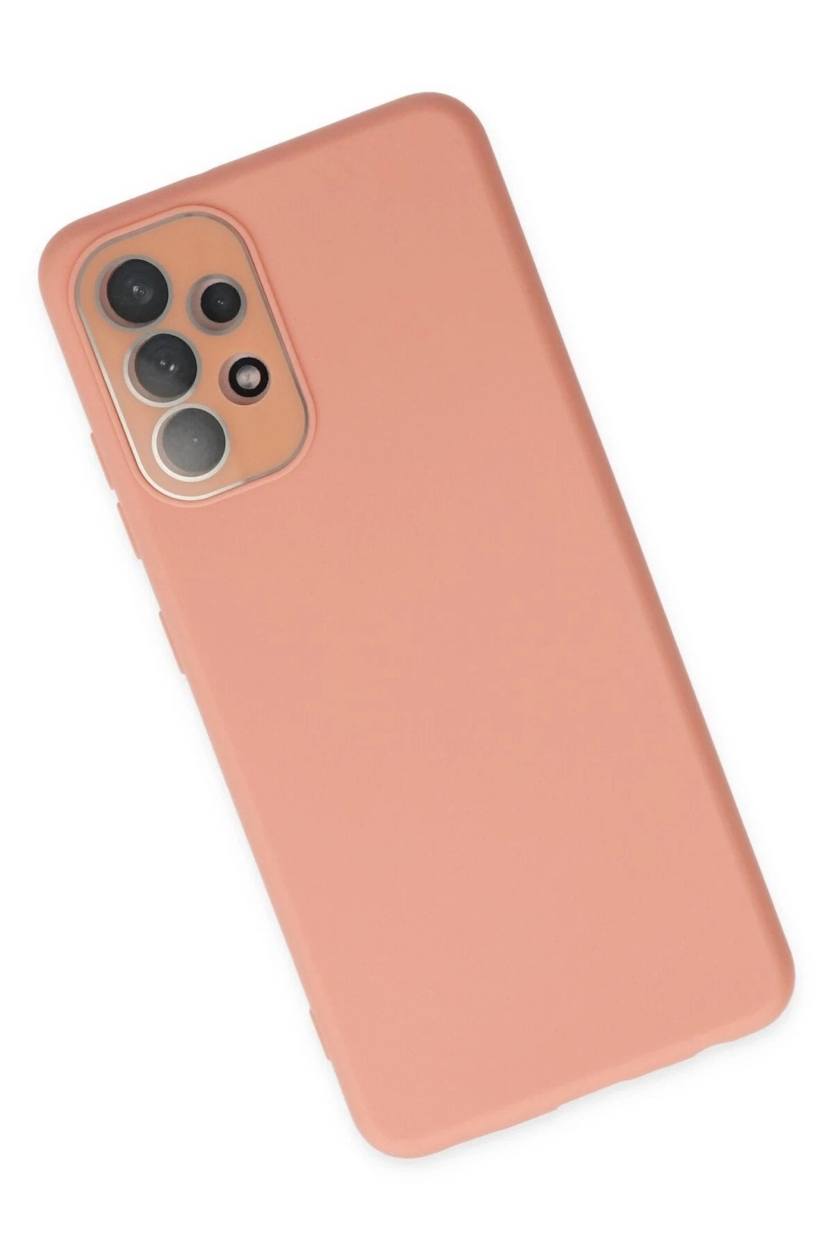 Mey İthalat® Samsung Galaxy A33 5G Kılıf Lansman Glass Kapak - Pembe