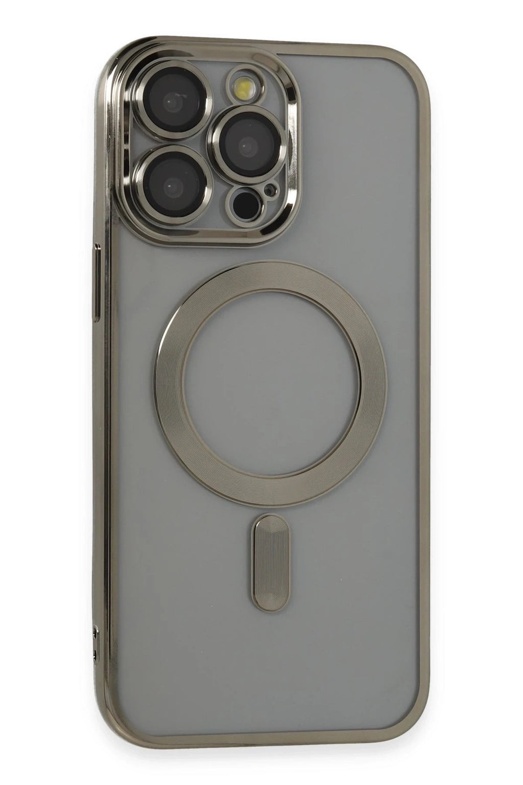 Mey İthalat® iPhone 14 Pro Max Kılıf Kross Magneticsafe Kapak - Titan Gri