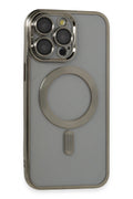 Mey İthalat® iPhone 14 Pro Max Kılıf Kross Magneticsafe Kapak - Titan Gri