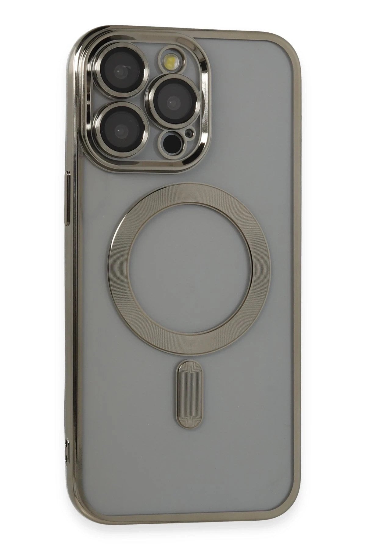 Mey İthalat® iPhone 14 Pro Max Kılıf Kross Magneticsafe Kapak - Titan Gri