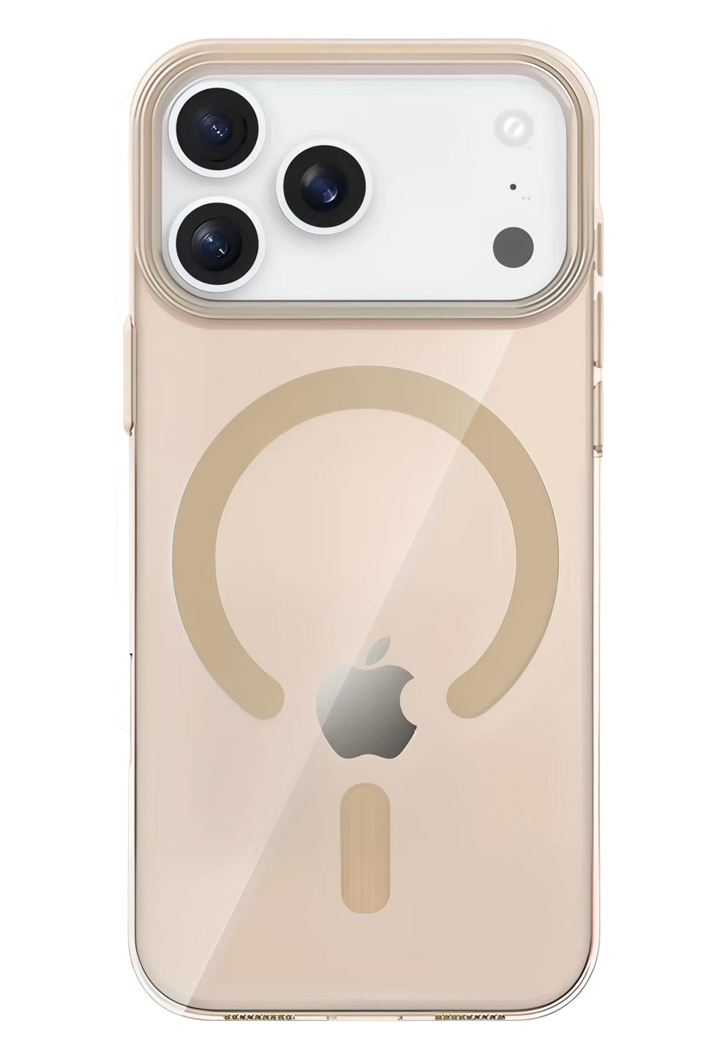 Mey İthalat® iPhone 17 Pro Max PC Blank Magsafe Kapak - Çöl Titanyum
