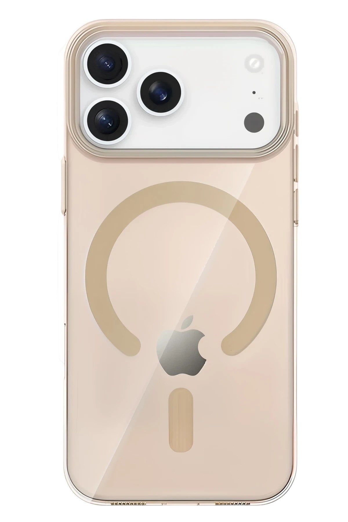 Mey İthalat® iPhone 17 Pro Max PC Blank Magsafe Kapak - Çöl Titanyum