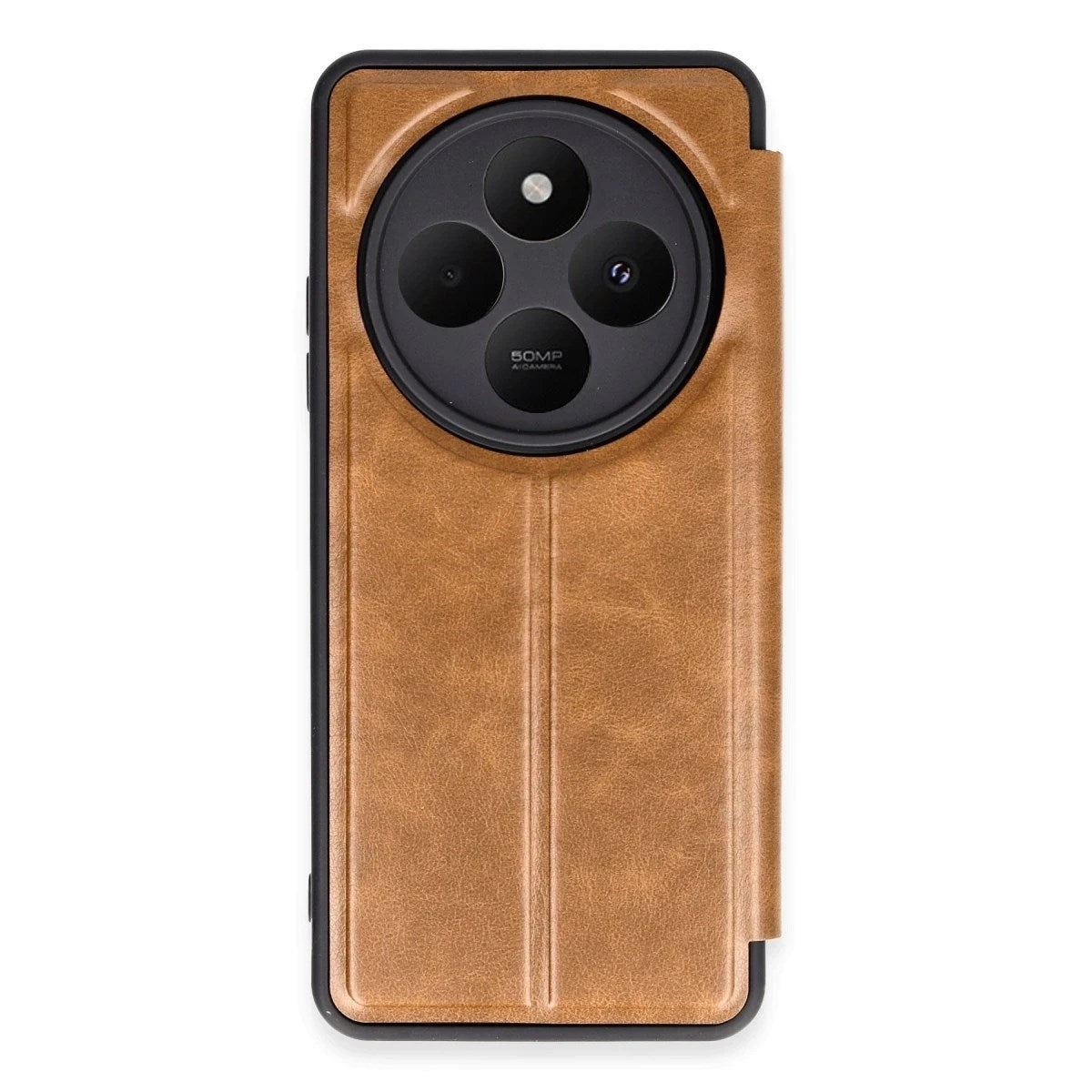 Mey İthalat® Redmi 14C Kılıf Flip Cover - Taba