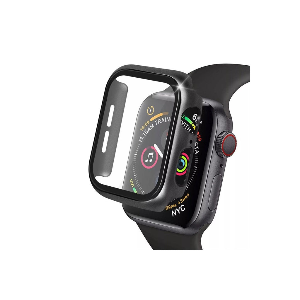 Mey İthalat® Watch 42mm Camlı Kasa Ekran Koruyucu - Siyah