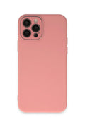 Mey İthalat® iPhone 12 Pro Kılıf Lansman Glass Kapak - Pembe