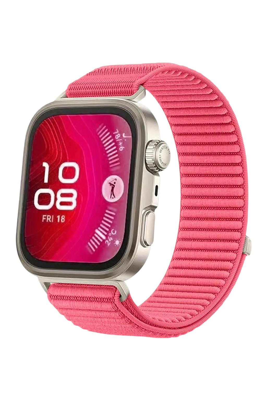 Mey İthalat® Huawei Fit 4 Braid Kordon - Rose