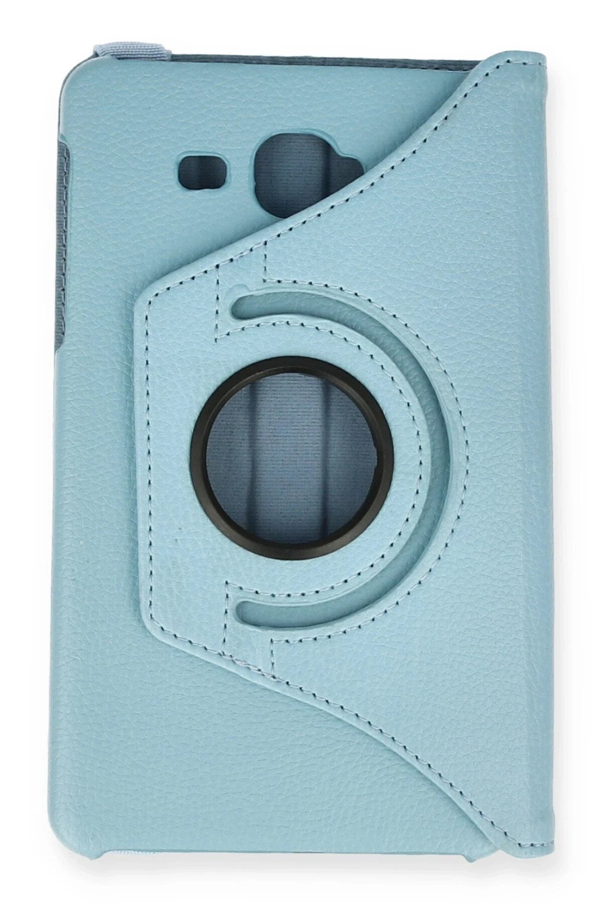 Mey İthalat® Samsung Galaxy T280 Tab A 7 Kılıf 360 Tablet Deri Kılıf - Turkuaz