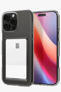 Mey İthalat® iPhone 16 Pro Max Kılıf Kart Şeffaf Silikon - Şeffaf