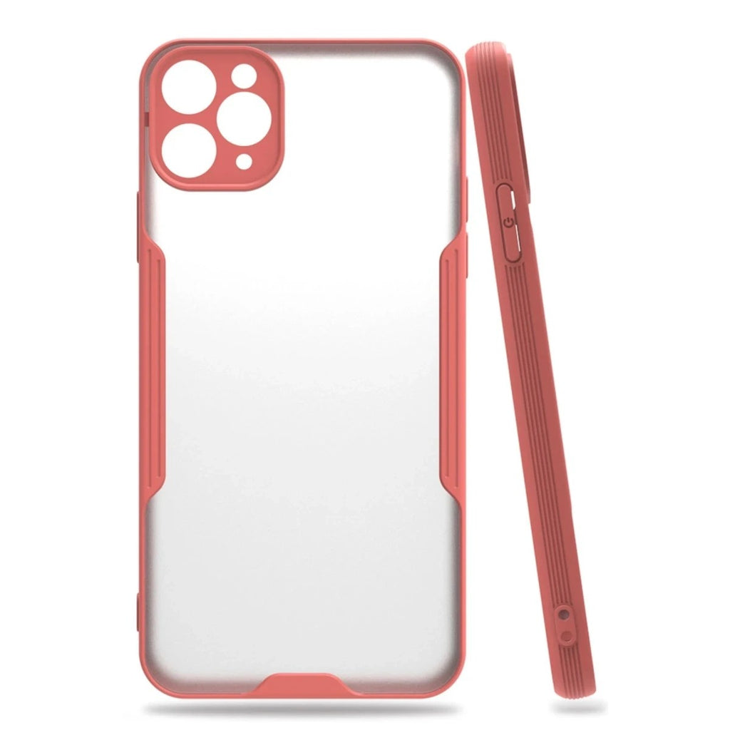 Mey İthalat® iPhone 11 Pro Max Kılıf Platin Silikon - Pembe