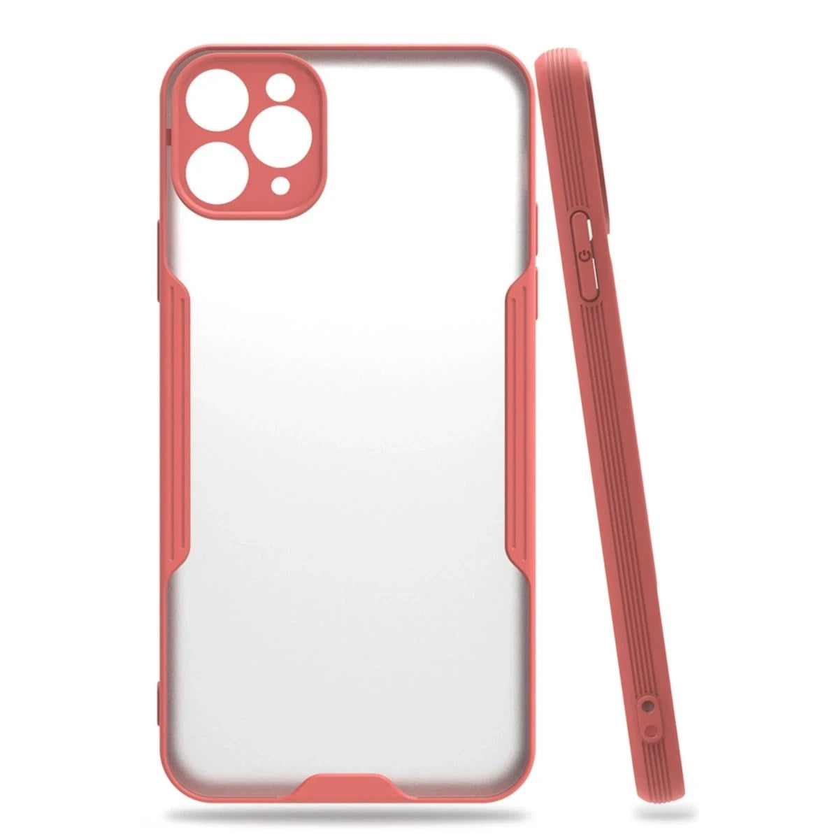 Mey İthalat® iPhone 11 Pro Max Kılıf Platin Silikon - Pembe
