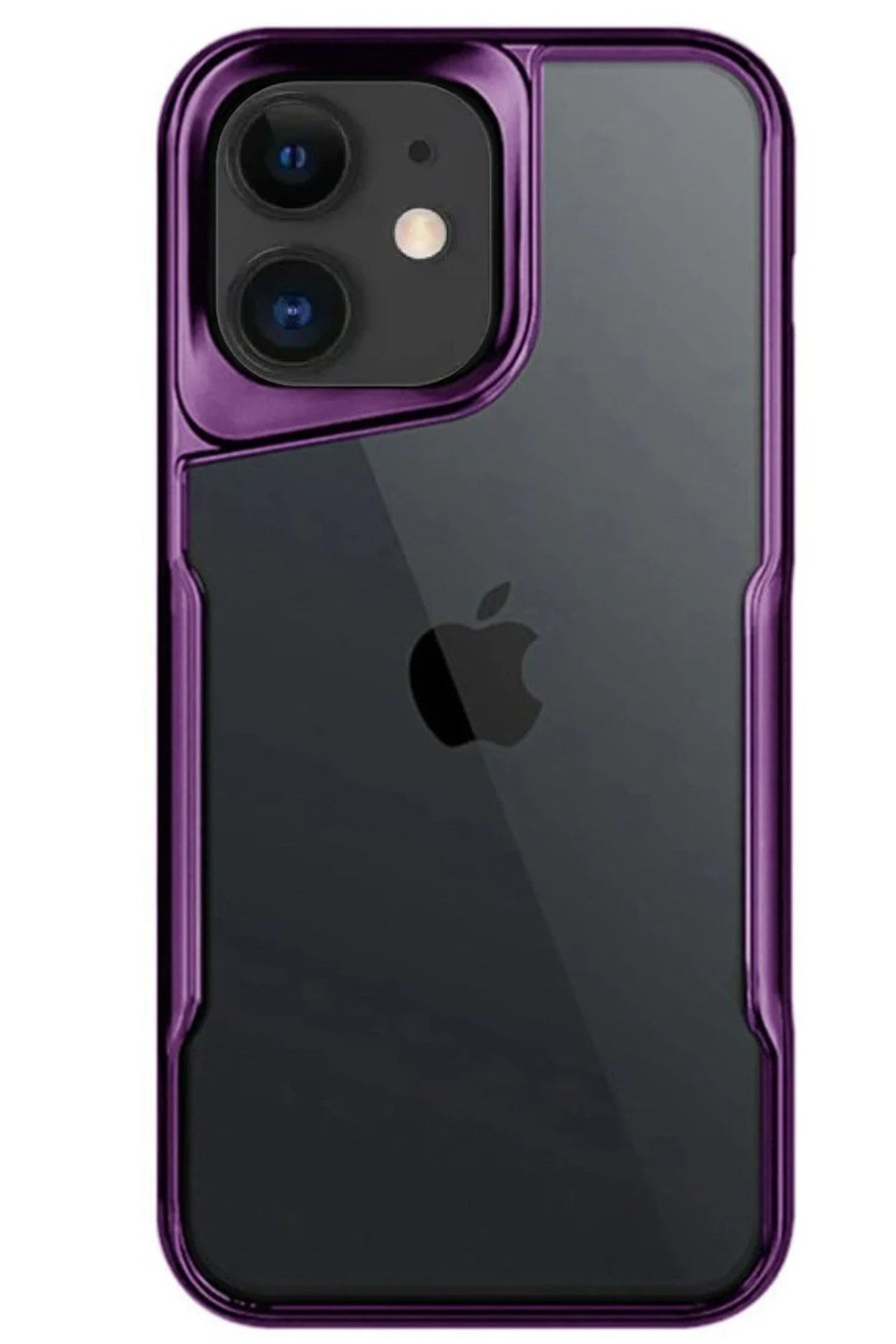 Mey İthalat® iPhone 11 Kılıf Boyi Silikon Kapak - Derin Mor