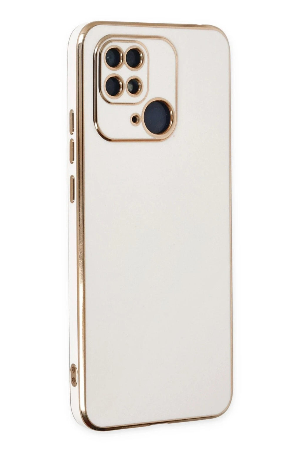 Mey İthalat® Redmi 10C Kılıf Volet Silikon - Beyaz