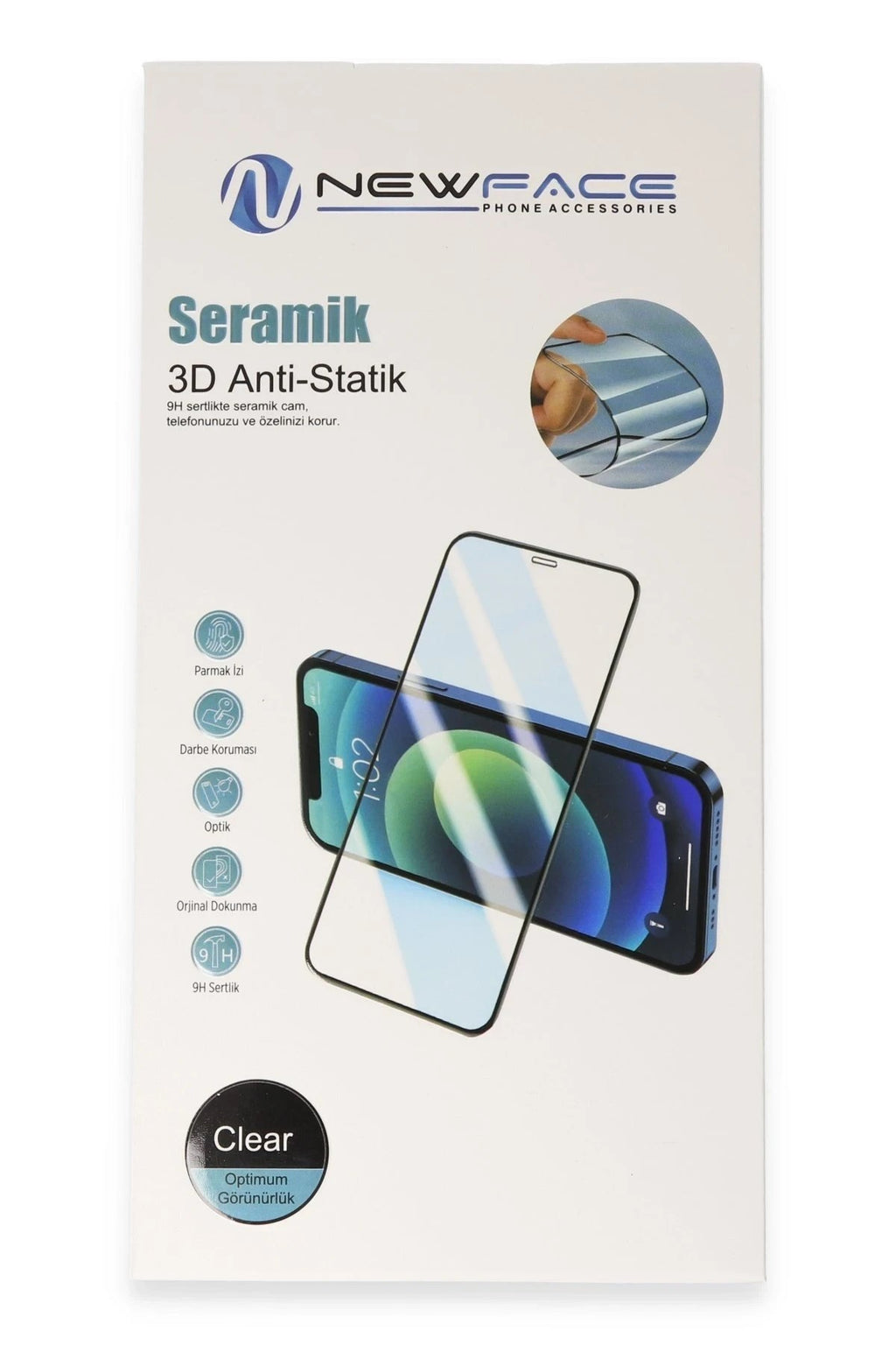 Mey İthalat® iPhone 17 Pro Max 3D Antistatik Seramik Nano Ekran Koruyucu