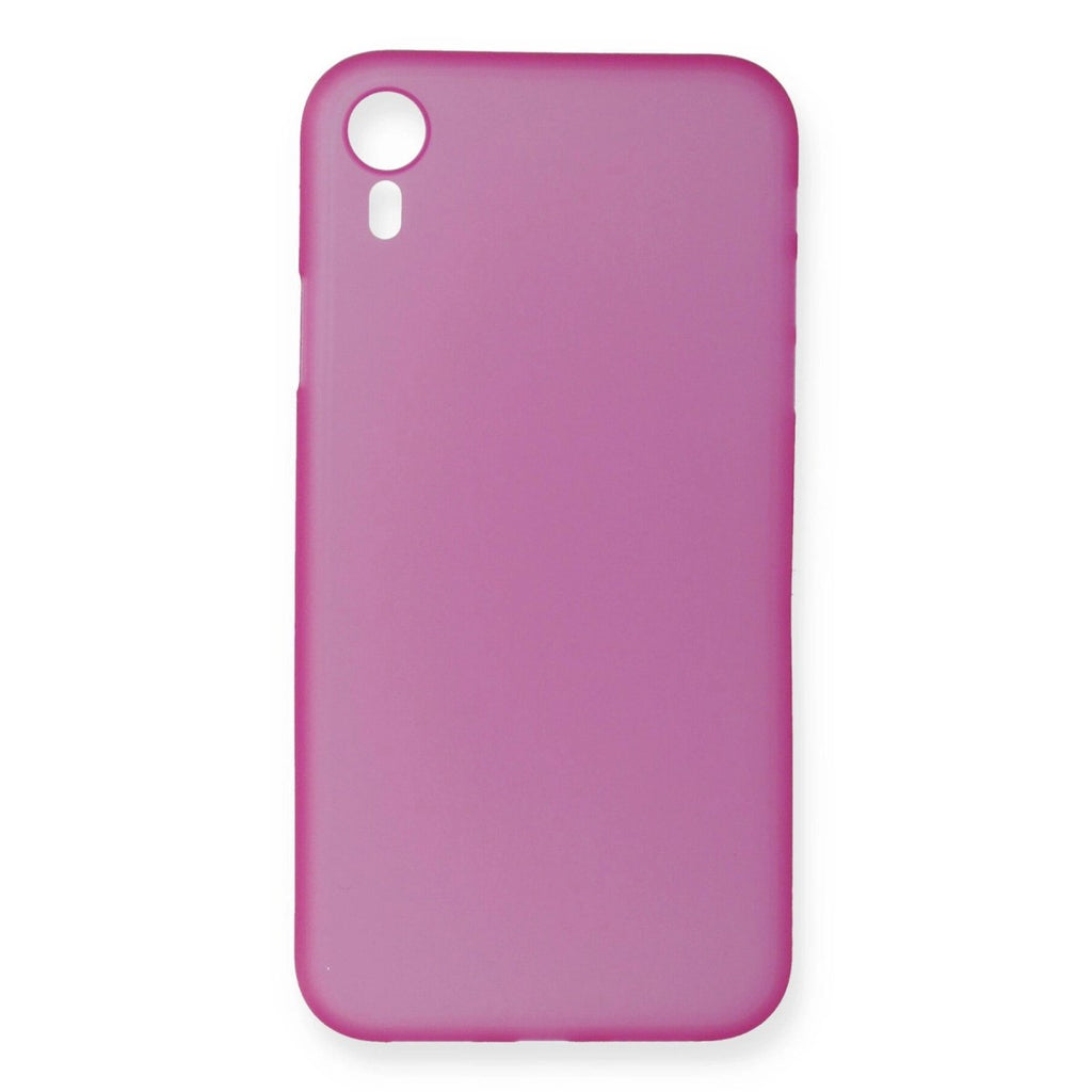 Mey İthalat® iPhone XR Kılıf PP Ultra İnce Kapak - Pembe