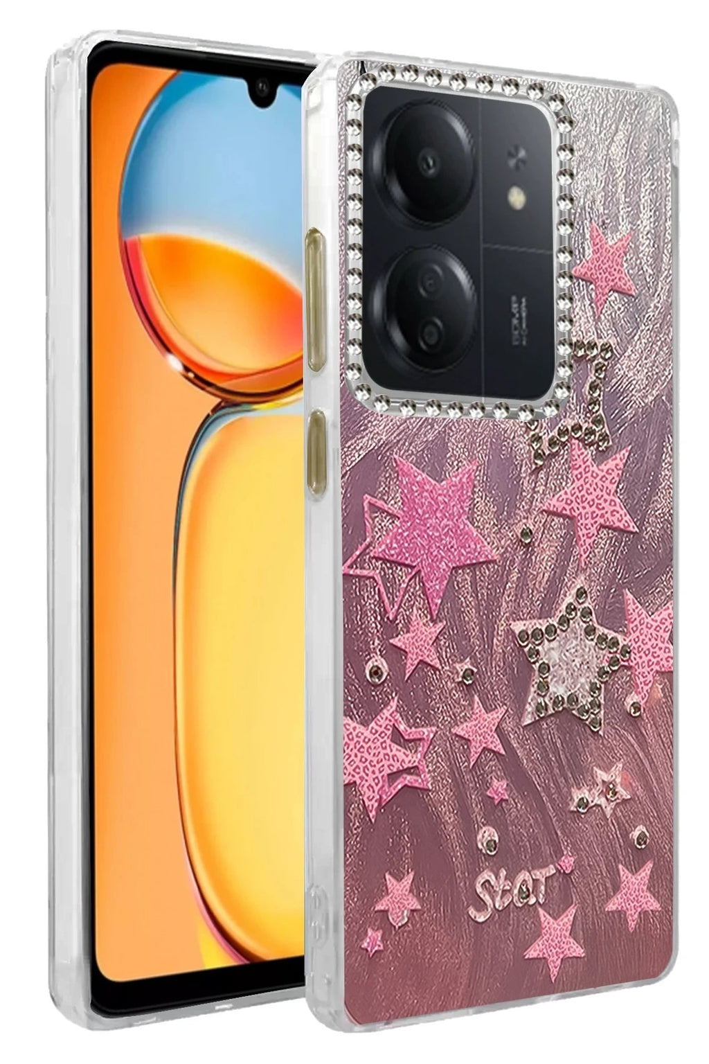 Mey İthalat® Redmi 13C Kılıf Blade Aynalı Desenli Kapak - Desen 7