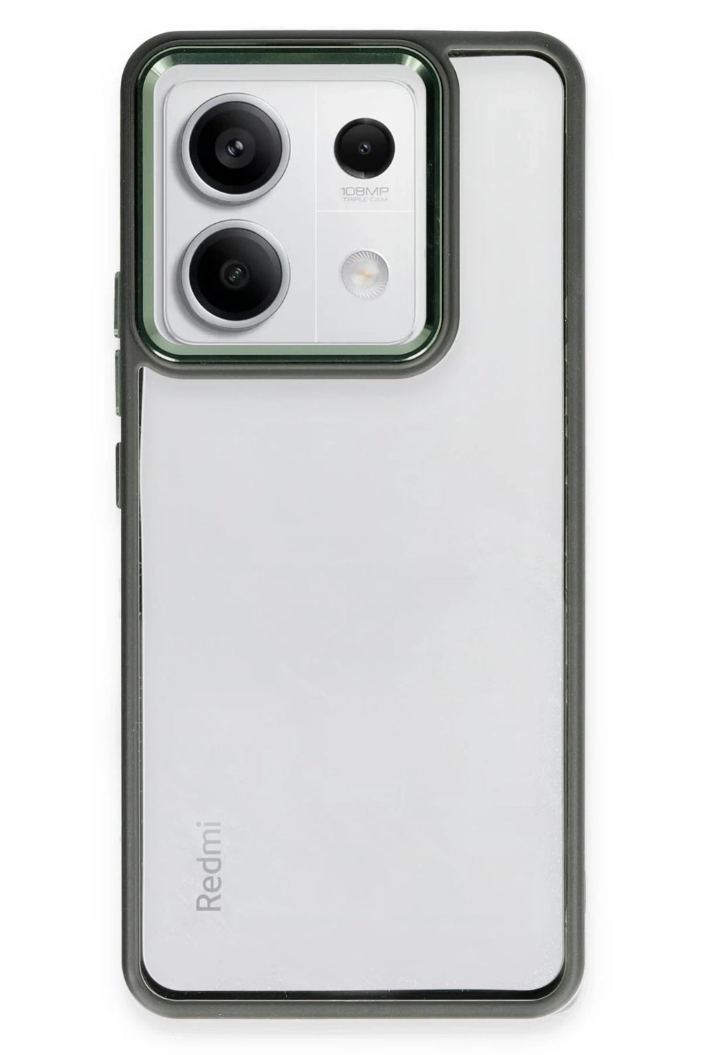 Mey İthalat® Redmi Note 13 4G Kılıf Power Silikon - Koyu Yeşil