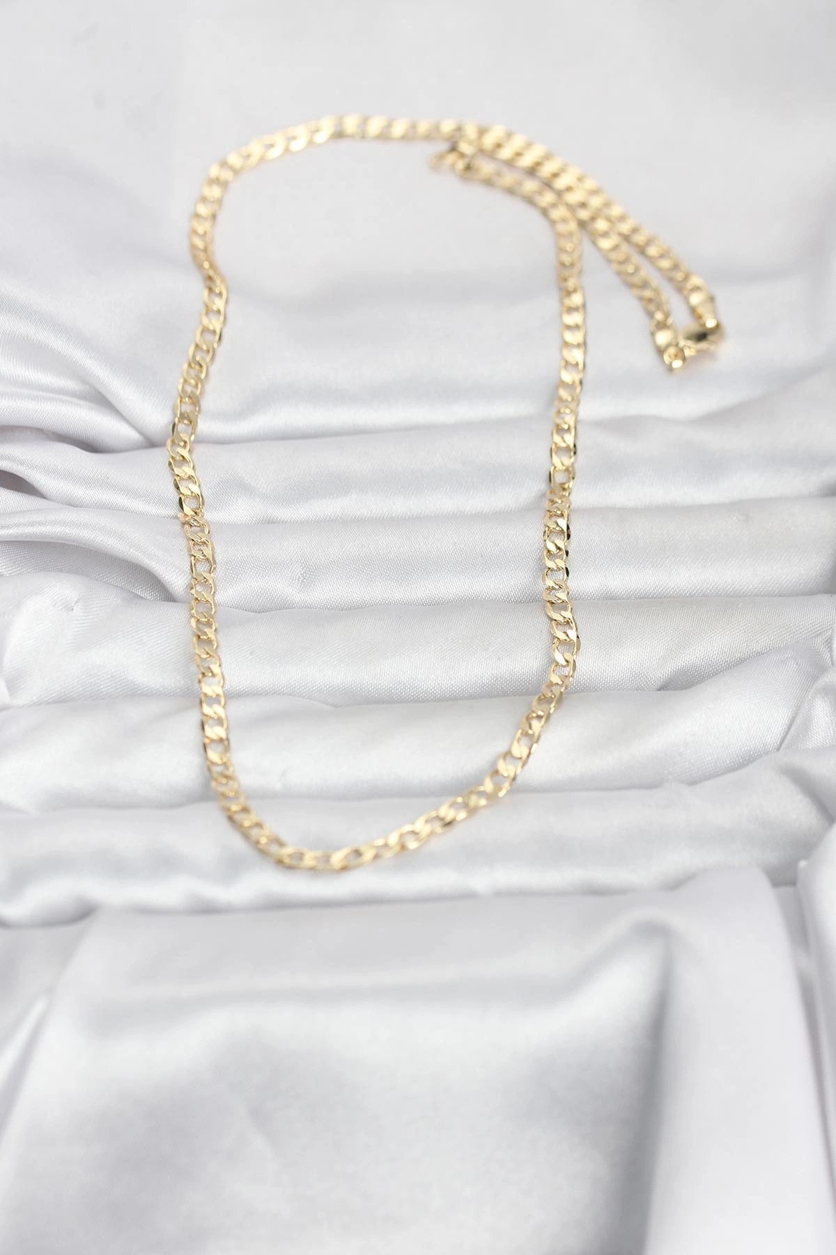 Mey İthalat® CM 14K Gold Renk Zincir Model 60 cm Kadın Kolye